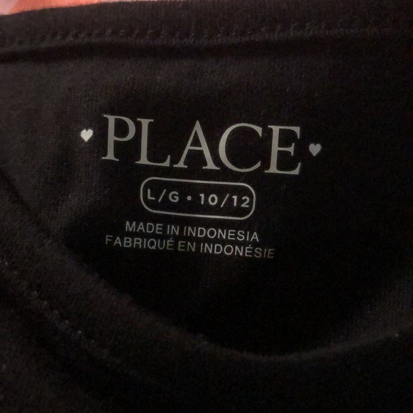 NWT Girl’s The Children’s Place Christmas Sequins Black Shirt w/ Unicorn & More - Picture 5 of 6